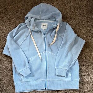 Aerie Light Blue Zip-Up Hoodie